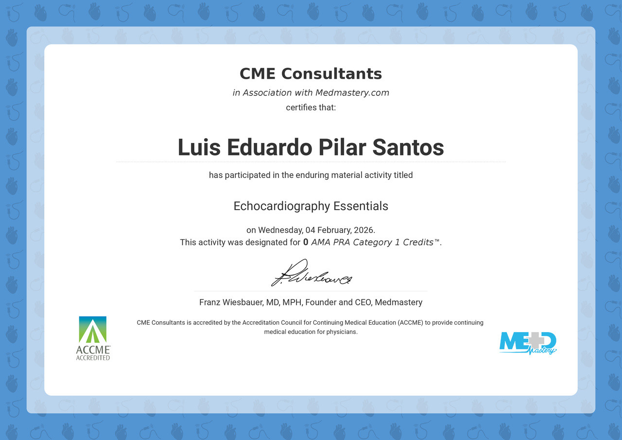 Certificate of Completion | Medmastery