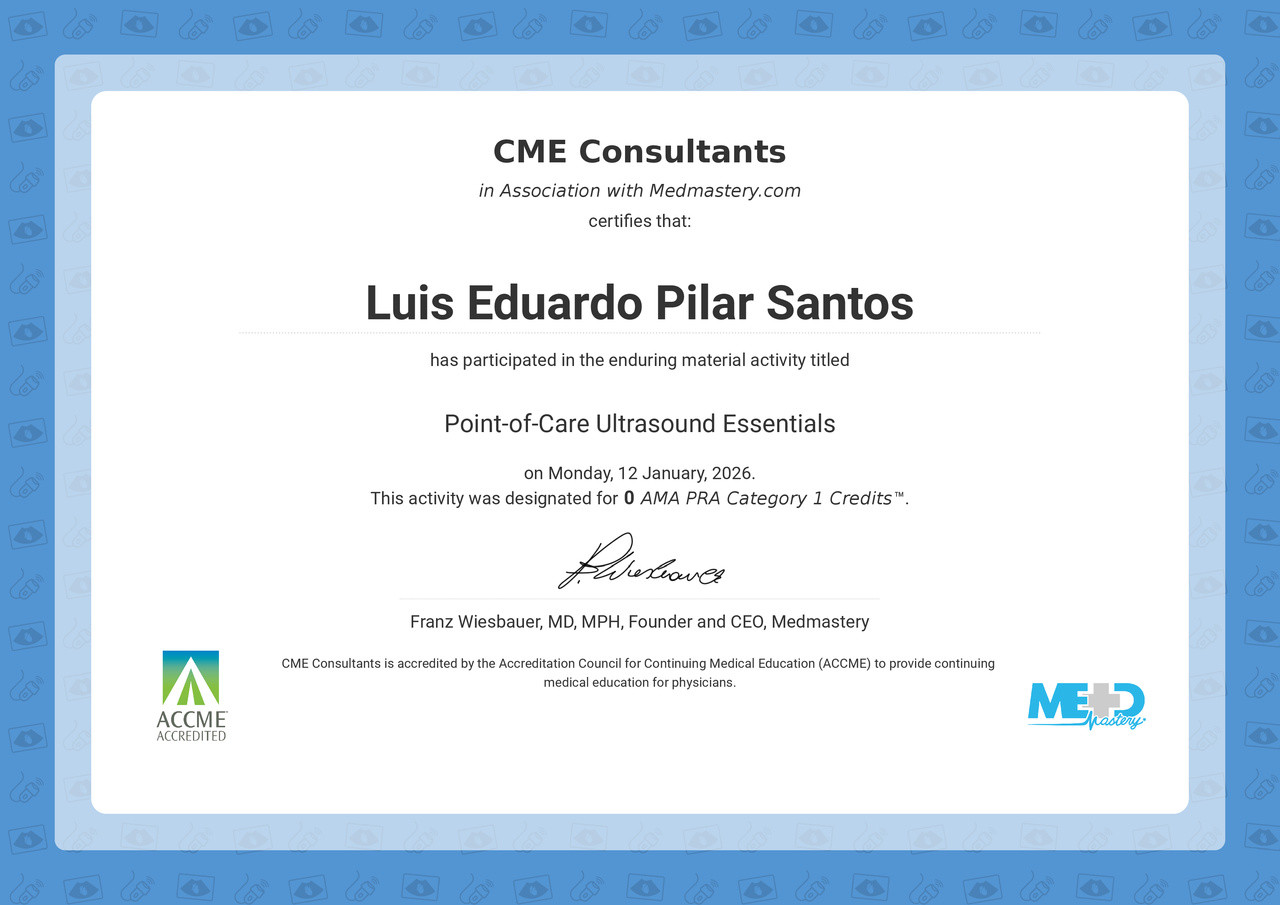 Certificate of Completion | Medmastery