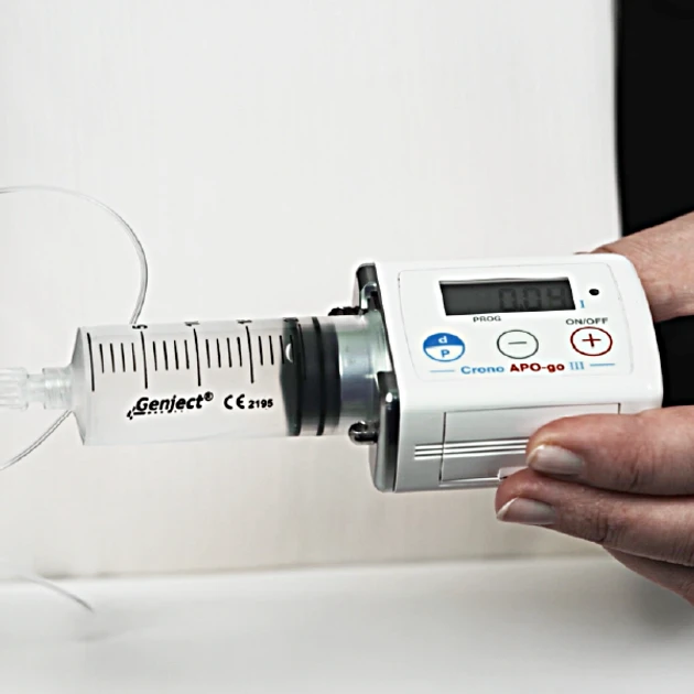 Apomorphine infusion pumps: Crono APO-go and Crono PAR | Medmastery