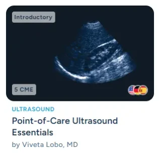 Point-of-Care Ultrasound Essentials course by Viveta Lobo, MD